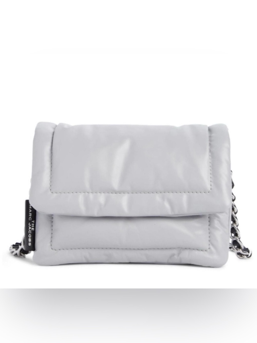 Marc Jacobs Light Gray Padded Mini Crossbody